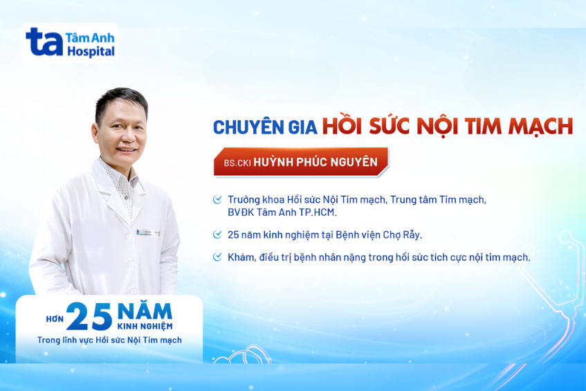 BS.CKI Huỳnh Phúc Nguyên - Trưởng khoa Hồi sức Nội Tim mạch