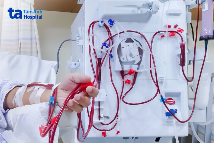 Cận cảnh máy lọc máu ngắt quãng tại Trung tâm Tiết niệu -Thận học - Nam khoa, Bệnh viện Đa khoa Tâm Anh