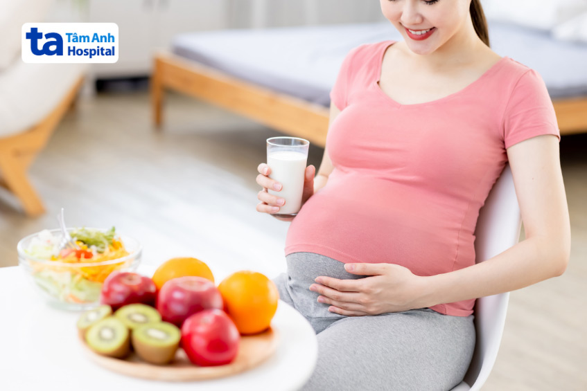 Chăm sóc thai nhi bằng chế độ dinh dưỡng lành mạnh