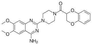công thức hóa học của doxazosin