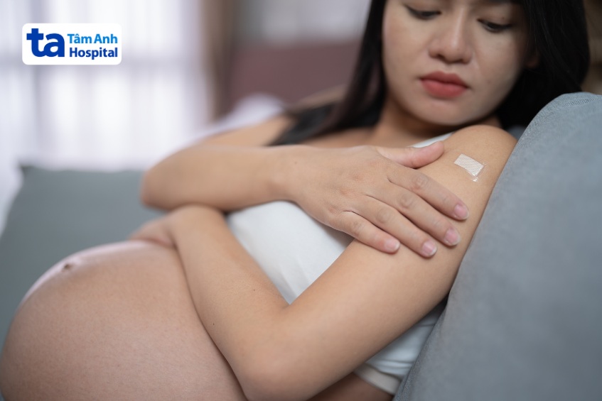đau tại vị trí tiêm khi tiêm trưởng thành phổi
