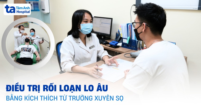 Cách điều trị rối loạn lo âu bằng kích thích từ trường xuyên sọ