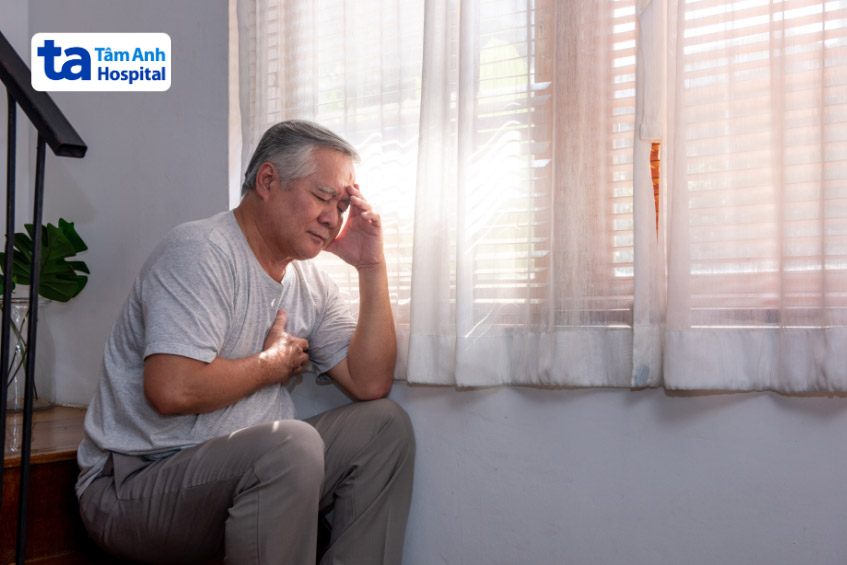 Huyết áp 160/110 mmHg có thể gây đau đầu dữ dội, khó thở