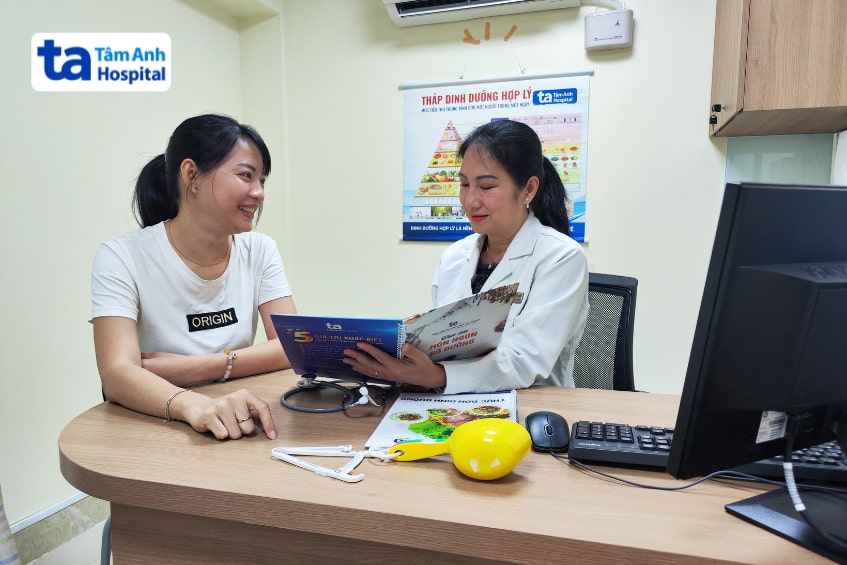 Quy trình khám dinh dưỡng cho người lớn tại Hệ thống BVĐK Tâm Anh