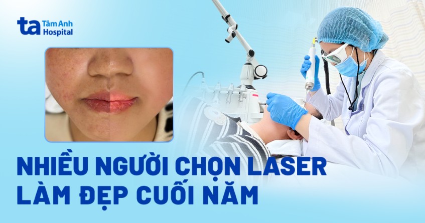Nhiều người chọn laser làm đẹp cuối năm