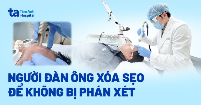 người đàn ông xóa sẹo để không bị phán xét