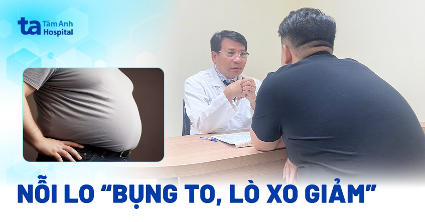 nỗi lo bụng to lò xo giảm