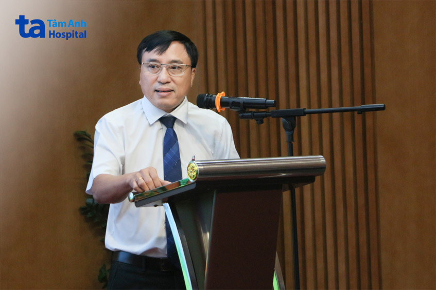 Ông Đào Văn Sinh - Trưởng đại diện Bộ Y tế, văn phòng khu vực phía Nam phát biểu tại sự kiện