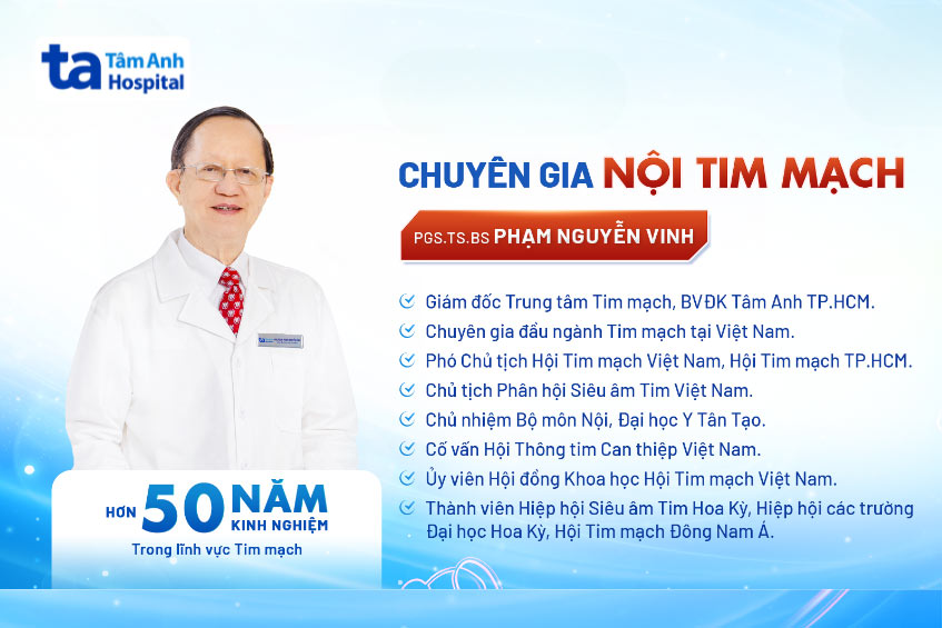 PGS.TS.BS Phạm Nguyễn Vinh - Giám đốc Trung tâm Tim mạch