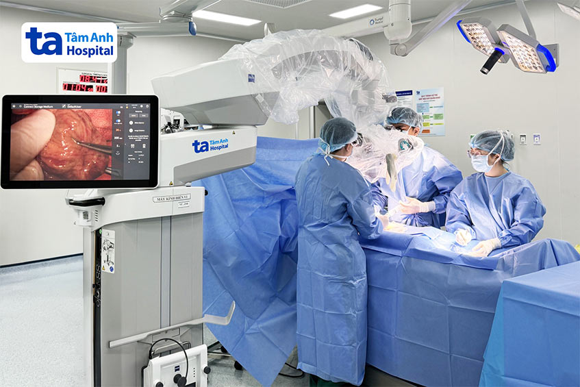 Phòng mổ hiện đại tại BVĐK Tâm Anh Quận 8
