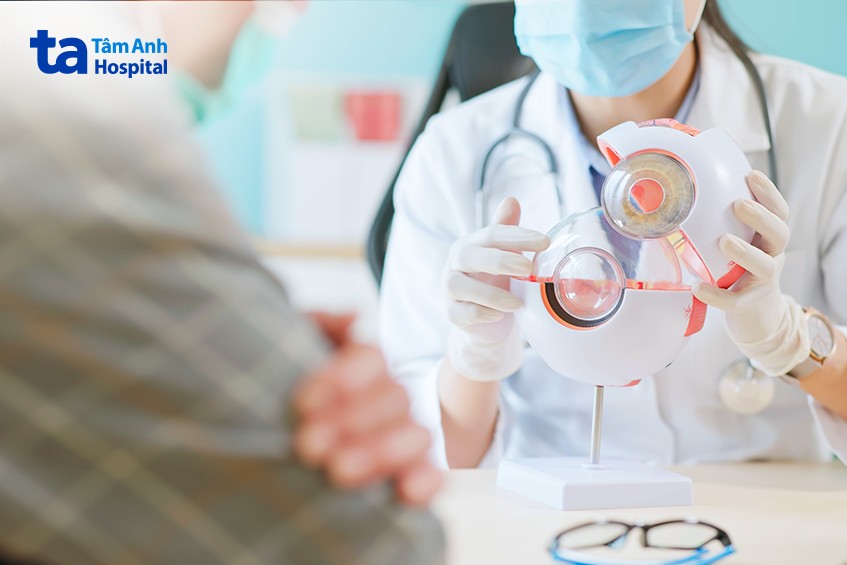 phù gai thị gây sưng đĩa thị giác