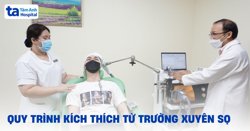 Quy trình kích thích từ trường xuyên sọ được thực hiện như thế nào?