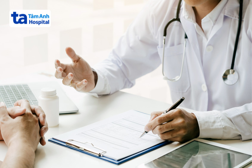 Sau khi có kết quả bác sĩ sẽ giải thích và tư vấn sức khỏe phù hợp với tình trạng cho bệnh nhân