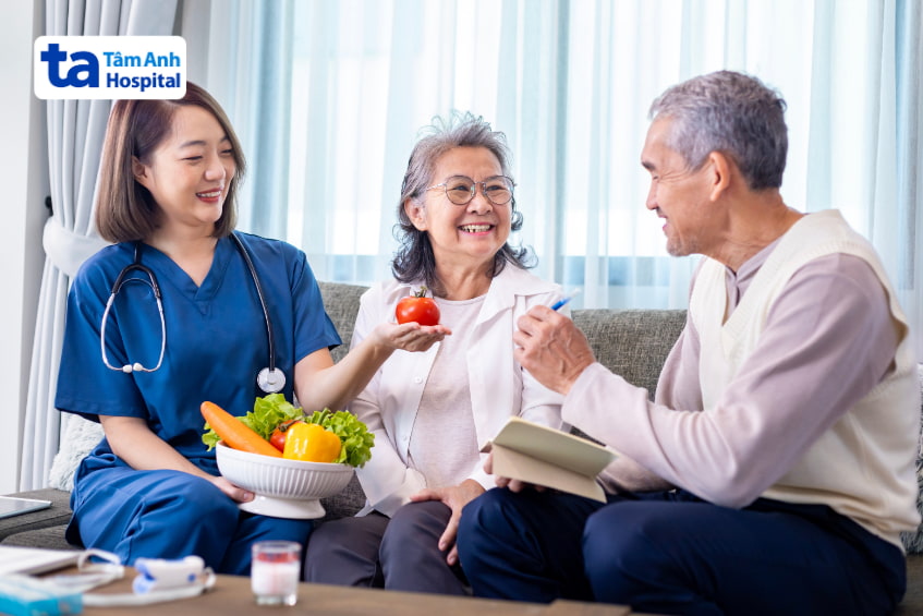 thực đơn cho bệnh nhân tăng huyết áp