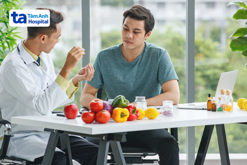 Tư vấn và thiết kế thực đơn cho người bị gout tại BVĐK Tâm Anh