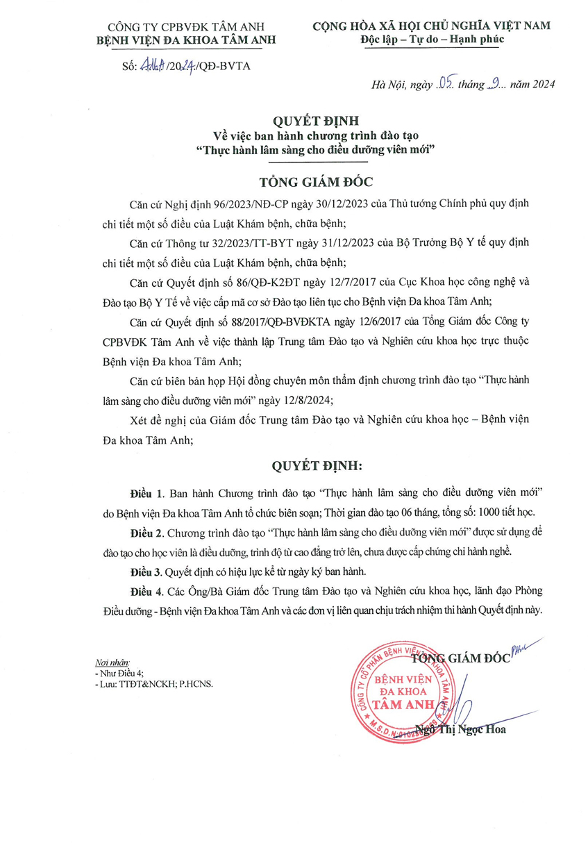 thực hành lâm sàng cho điều dưỡng viên mới