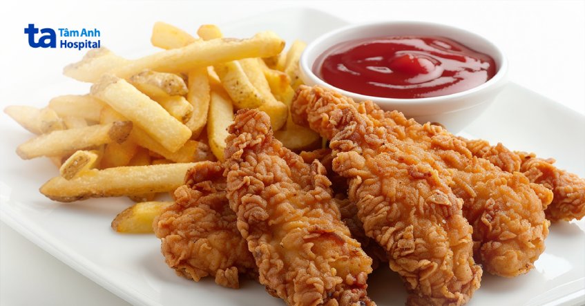 Thực phẩm chiên rán khiến cholesterol tăng cao