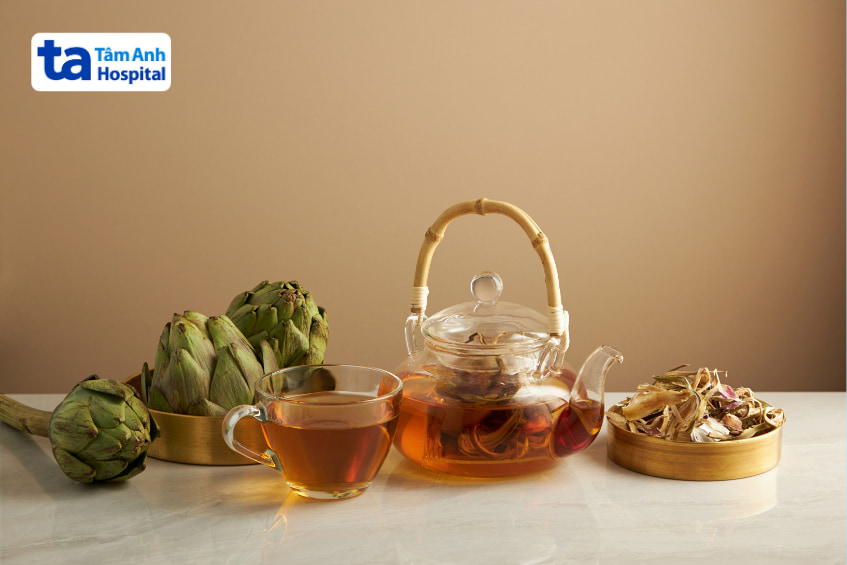 thức uống cho người bị gan nhiễm mỡ, Trà atiso