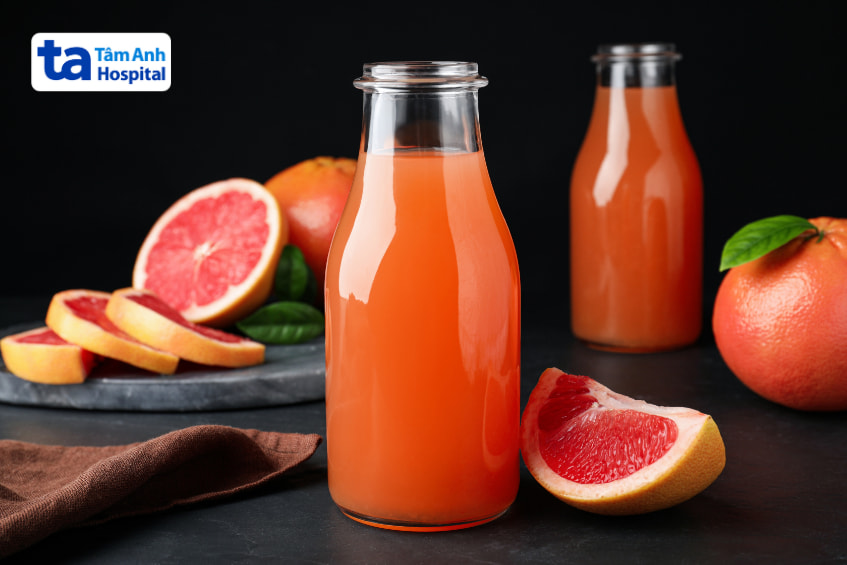 thức uống trị gan nhiễm mỡ, nước ép bưởi