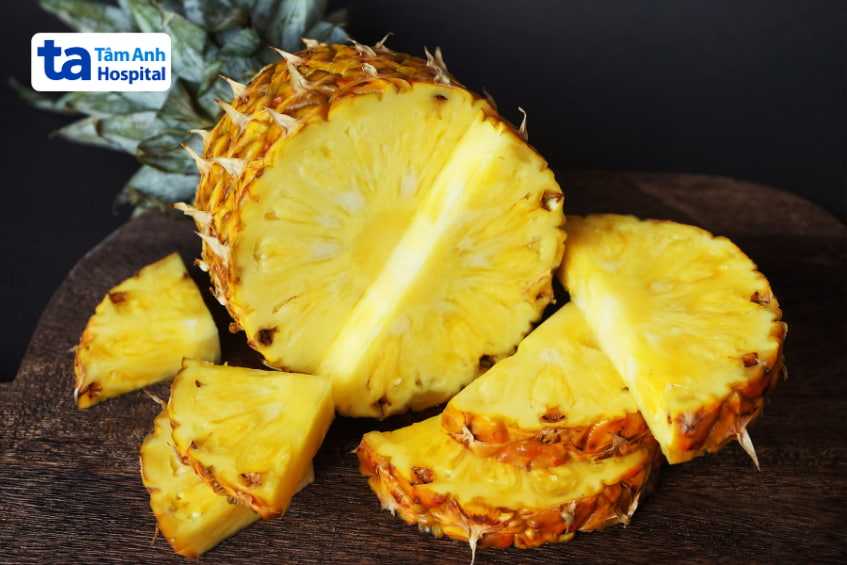 Dứa là trái cây tốt cho người bị gan nhiễm mỡ