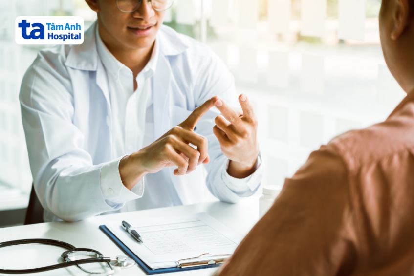 trao đổi với bác sĩ trước khi điều trị trầm cảm bằng tms