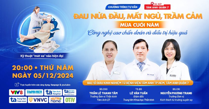tư vấn đau nửa đầu mất ngủ trầm cảm mùa cuối năm