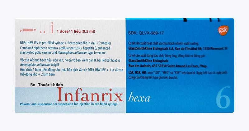 Vắc xin 6 trong 1 của Pháp gồm những loại nào?