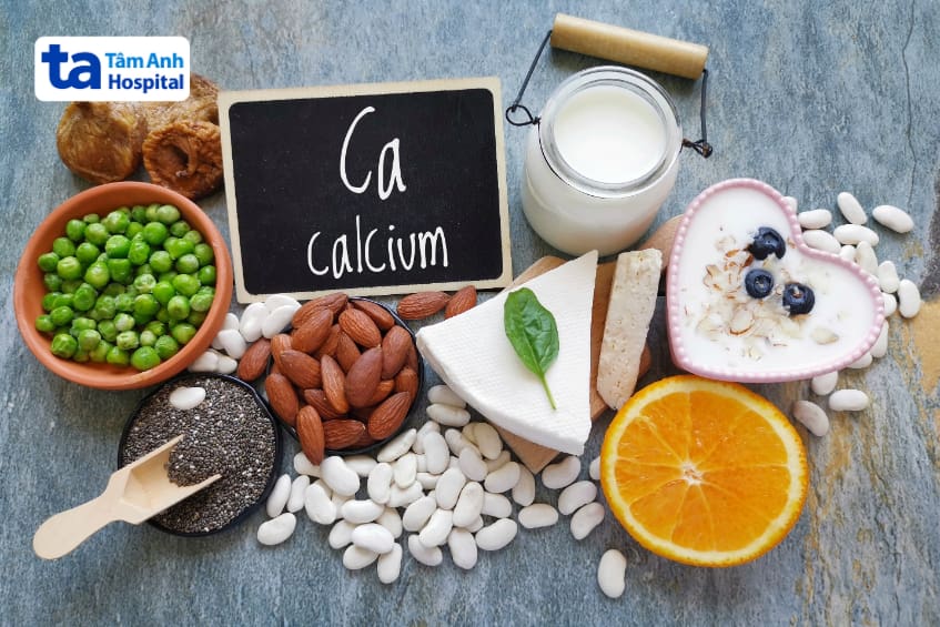 viêm khớp ăn gì, Thực phẩm giàu canxi