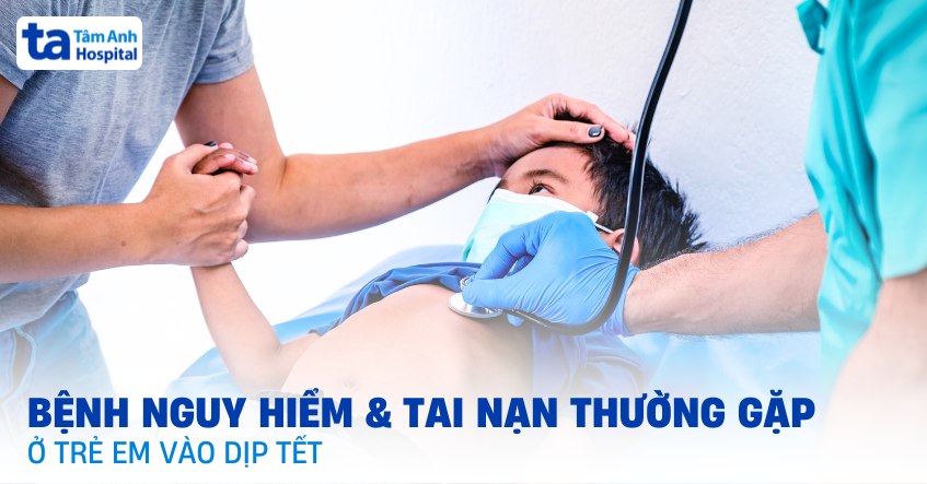 các tai nạn thường gặp ở trẻ em dịp tết