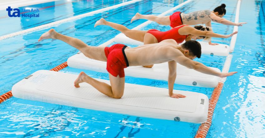 cách thực hiện bài tập bơi lội rất đơn giản
