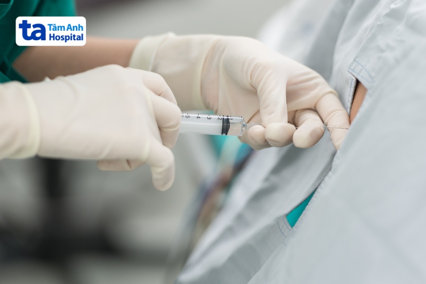 chọc tủy sống chẩn đoán rò dịch não tủy