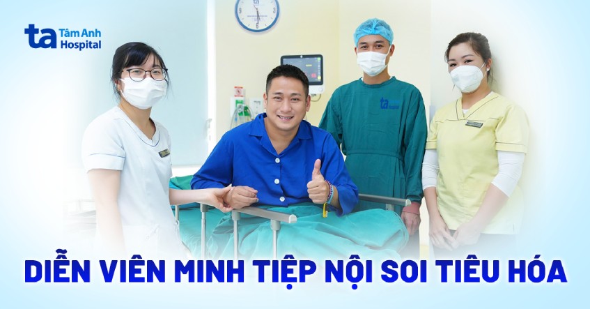 Diễn viên Minh Tiệp nội soi tầm soát ung thư tiêu hóa