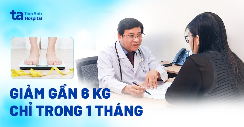 giảm gần 6kg trong 1 tháng