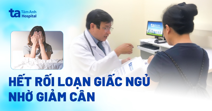 Hết rối loạn giấc ngủ nhờ giảm cân