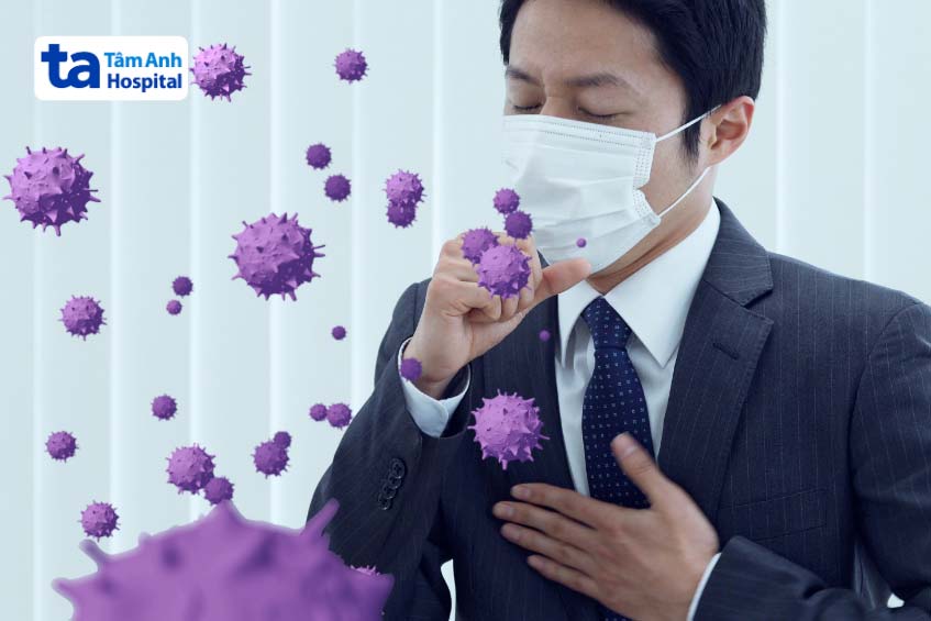 người đang bị ho