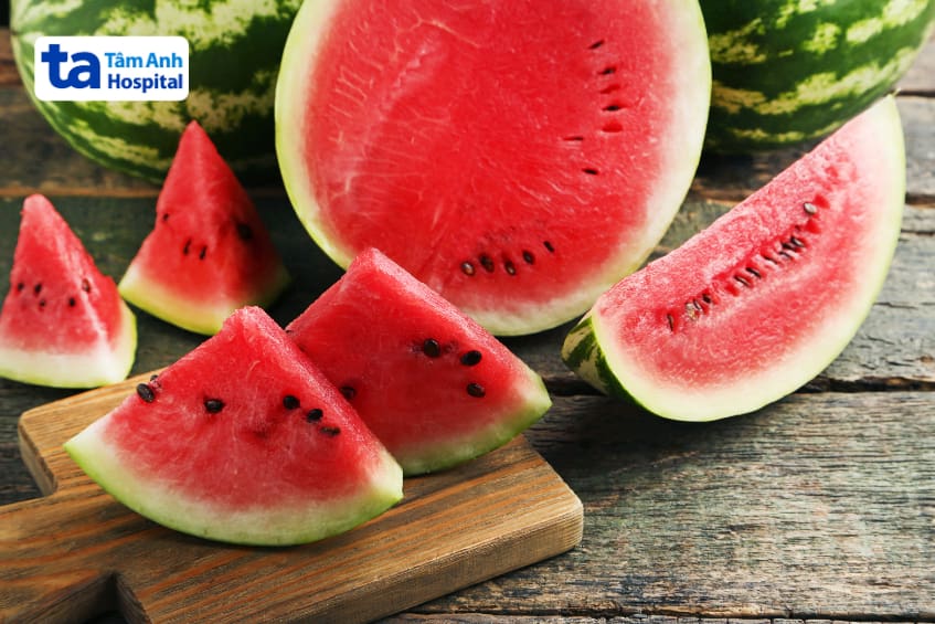 rối loạn chức năng gan nên ăn dưa hấu