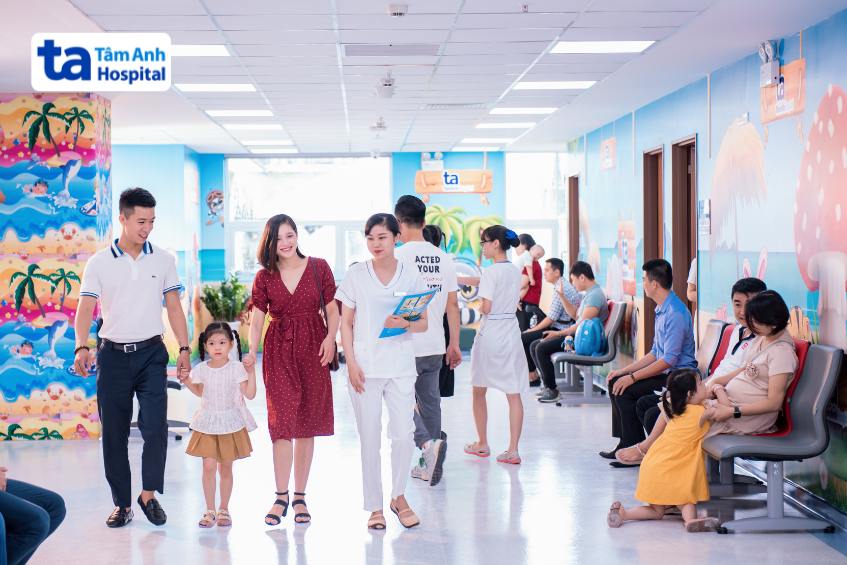 tâm anh là cơ sở thăm khám và điều trị bệnh cho trẻ uy tín
