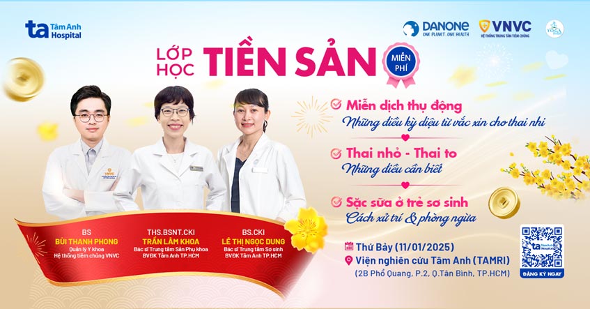 Lớp học tiền sản số 1, 9h00 – 11h00 Thứ 7 (11/01/2025)