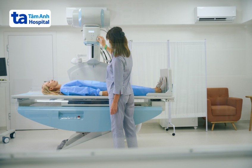 Tư thế chụp X Quang nằm ngửa được chỉ định khi bệnh nhân không thể đứng được