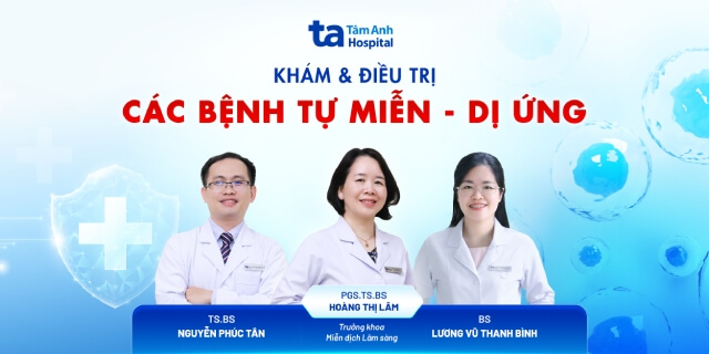 khám điều trị bệnh tự miễn dị ứng