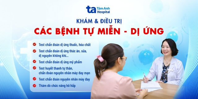khám điều trị các bệnh tự miễn dị ứng