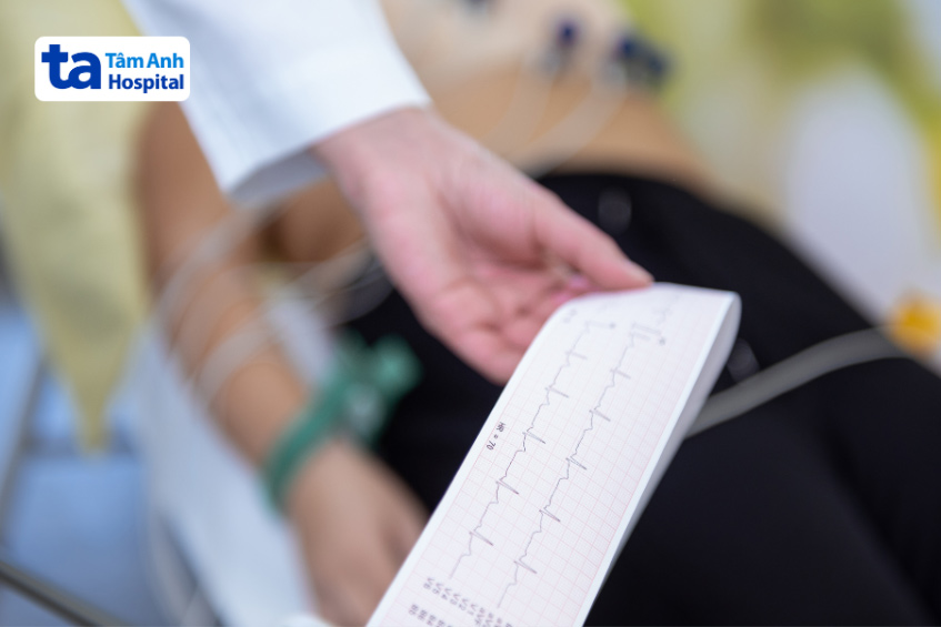 Block phân nhánh ECG thể hiện sức khỏe tim mạch của bệnh nhân