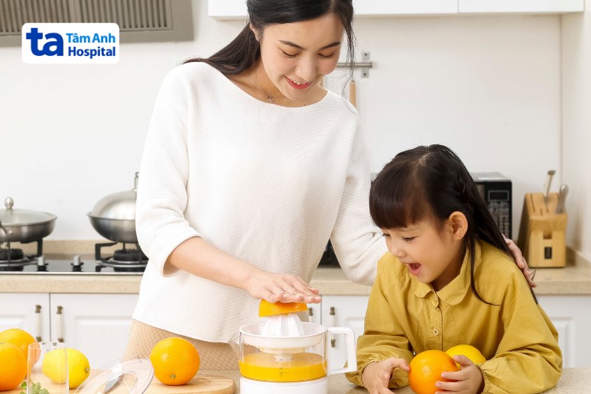 bổ sung nước ép giàu vitamin c