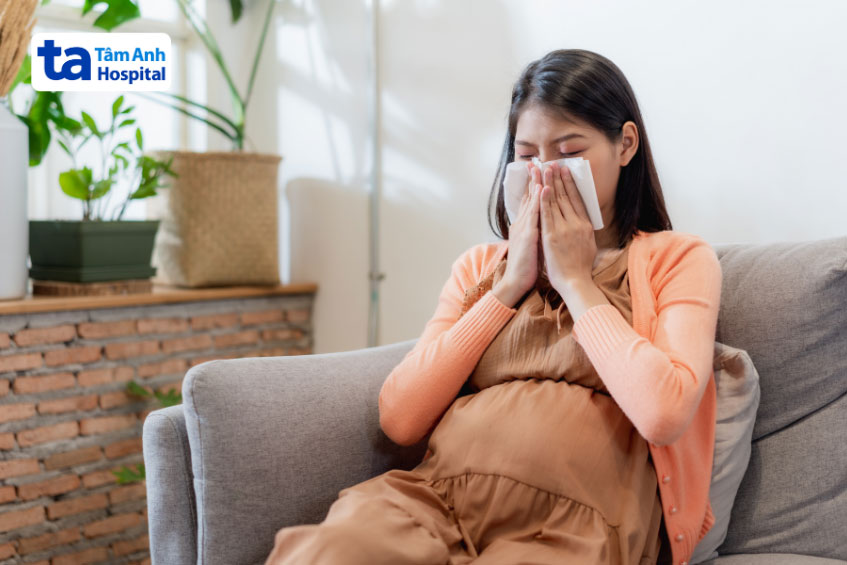 các triệu chứng sổ mũi ở phụ nữ mang thai