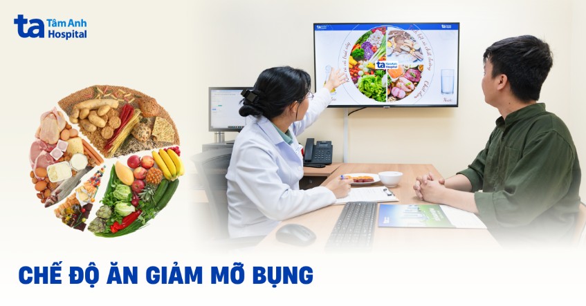 Chế độ ăn giảm mỡ bụng khoa học nhanh, dù kiêng mà dinh dưỡng đủ