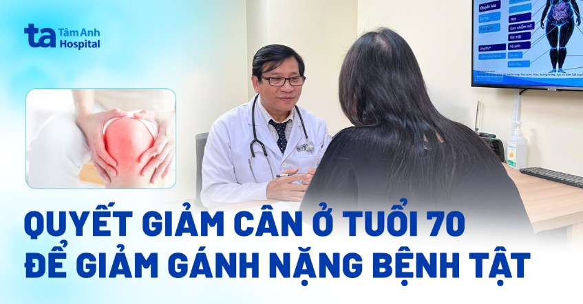 Quyết giảm cân ở tuổi 70 để giảm gánh nặng bệnh tật
