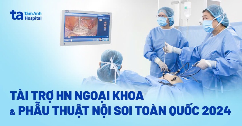 Tài trợ Hội nghị Khoa học Ngoại khoa và Phẫu thuật Nội soi toàn quốc năm 2024