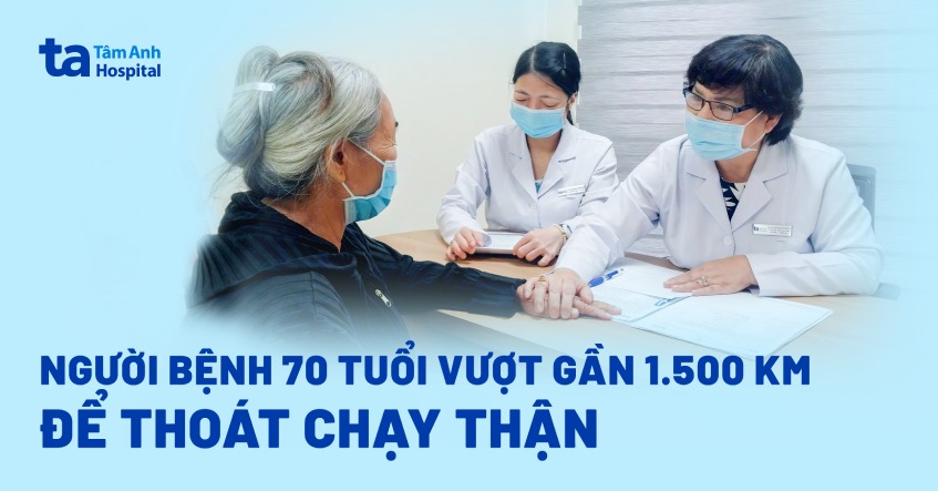 Người bệnh 70 tuổi vượt gần 1.500km để thoát chạy thận