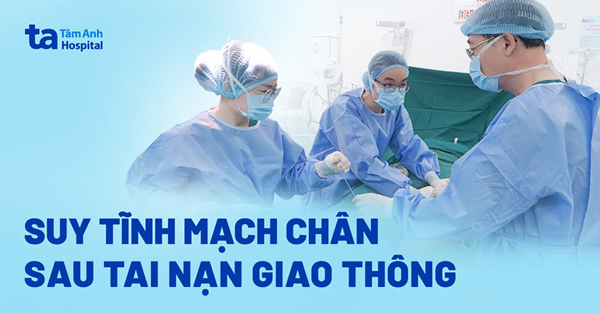 Loét chi dưới không lành sau tai nạn giao thông