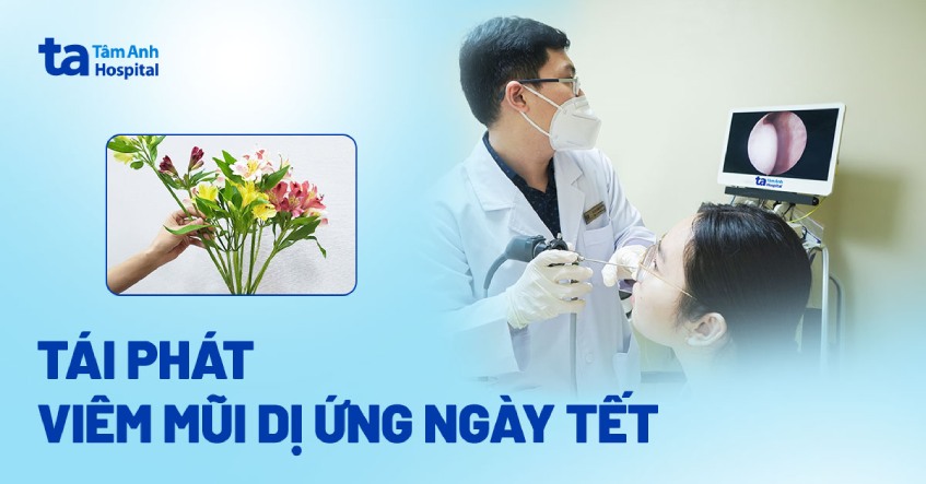 tái phát viêm mũi dị ứng ngày tết